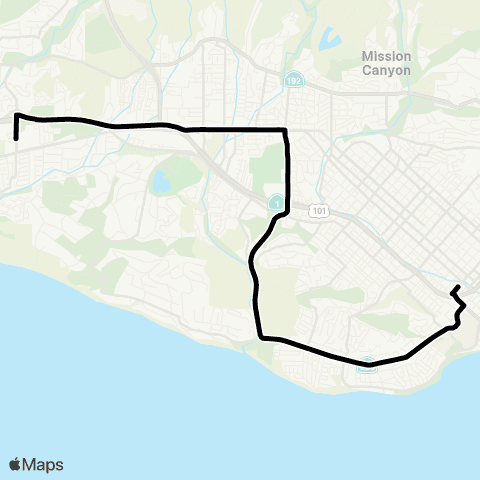 MTD San Marcos High School map