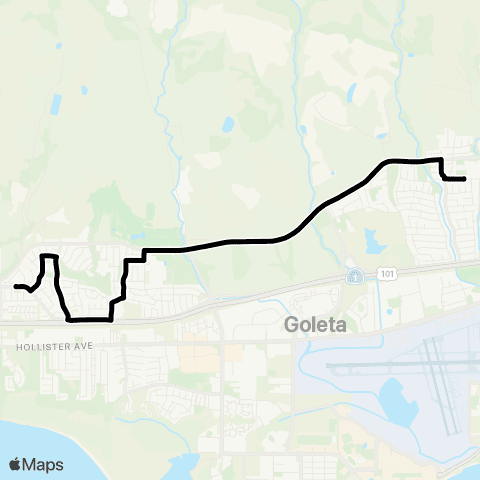 MTD Goleta Valley Jr. High map