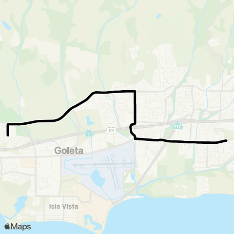MTD Dos Pueblos High School map