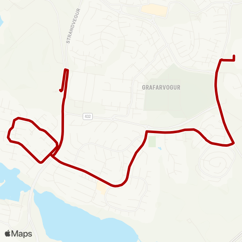 Strætó Gufunesbær - Egilshöll map