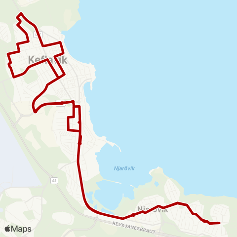 Strætó Miðstöð - Heiðarsel map