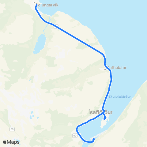 Strætó  map