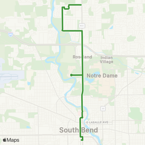 Transpo North Michigan map