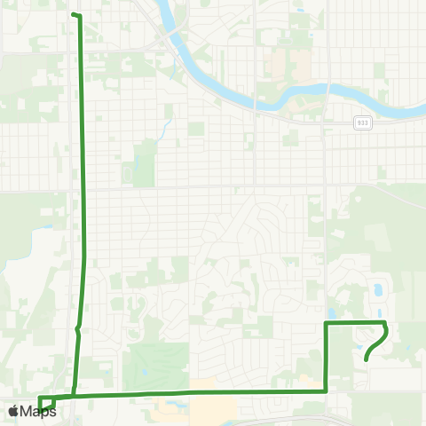 Transpo South Michigan map