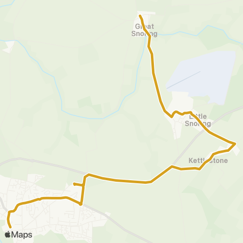 Sanders Coaches  map