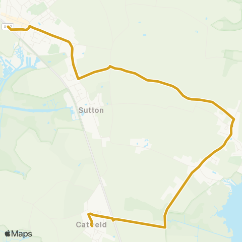 Sanders Coaches  map