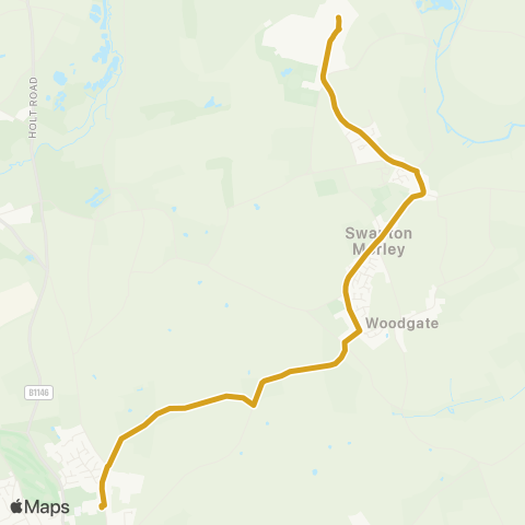 Sanders Coaches  map