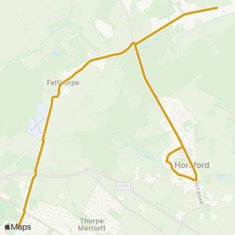 Sanders Coaches  map