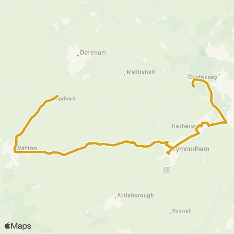 Sanders Coaches Eastgate - Agricultural College map