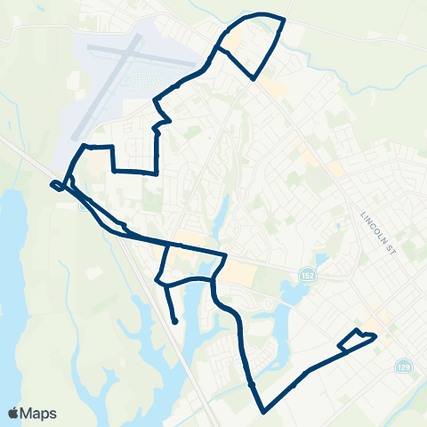 Santa Cruz METRO Ohlone / Watsonville Hospital map