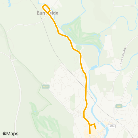 Stagecoach Cumbria and North Lancashire Bus Sta (Ken) - Westmorland Shopping Ctr map