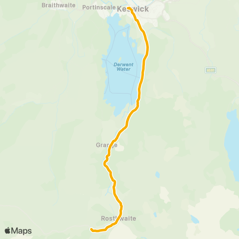 Stagecoach Cumbria and North Lancashire National Trust Car Park - Bus Sta (K) map