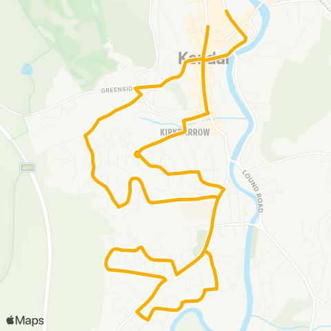 Stagecoach Cumbria and North Lancashire Westmorland Shopping Ctr - Bus Sta (Ken) map