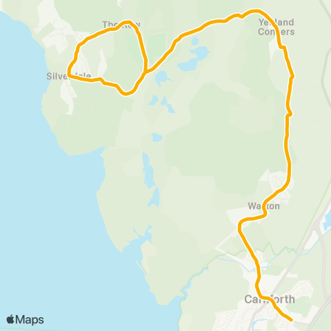 Stagecoach Cumbria and North Lancashire Railway Station - Railway Station map