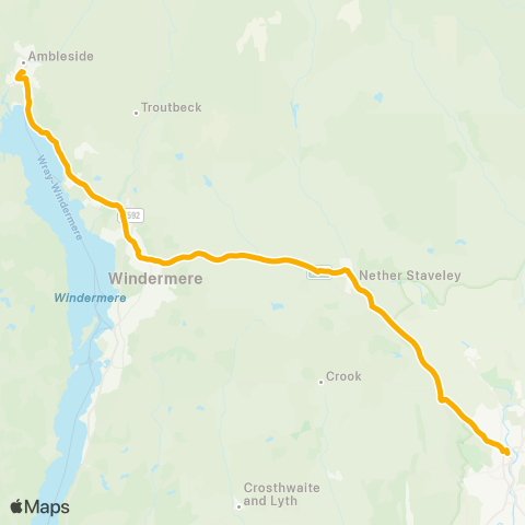 Stagecoach Cumbria and North Lancashire Bus Station (K) - Blackhall Road map