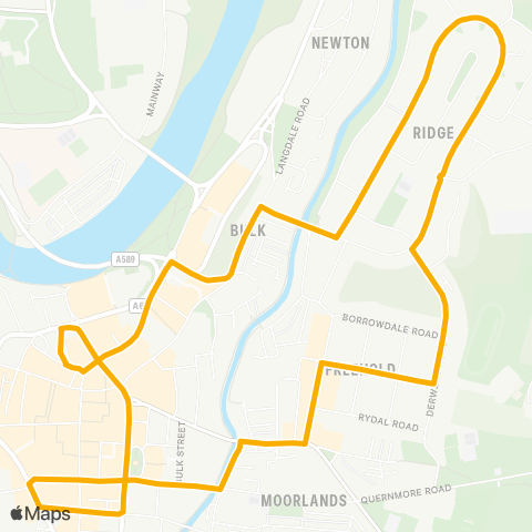 Stagecoach Cumbria and North Lancashire Bus Station - Bus Station map