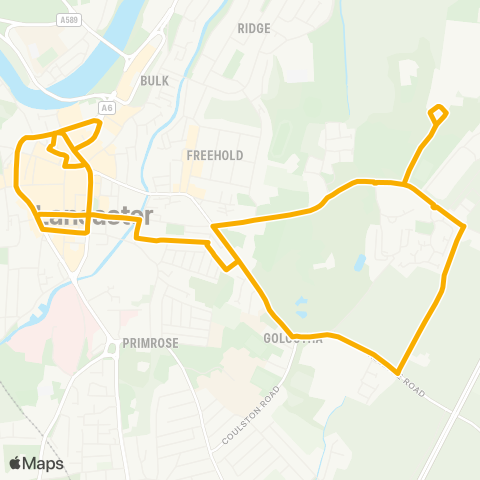 Stagecoach Cumbria and North Lancashire Bus Station - Bus Station map