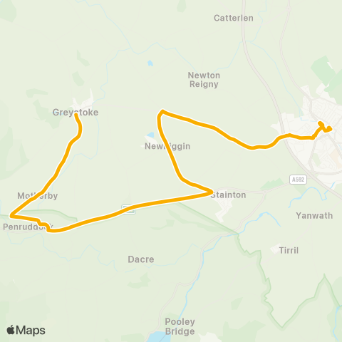 Stagecoach Cumbria and North Lancashire Bus Station (P) - Cross map