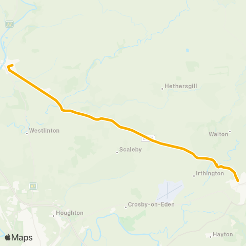 Stagecoach Cumbria and North Lancashire William Howard School - Medical Centre map