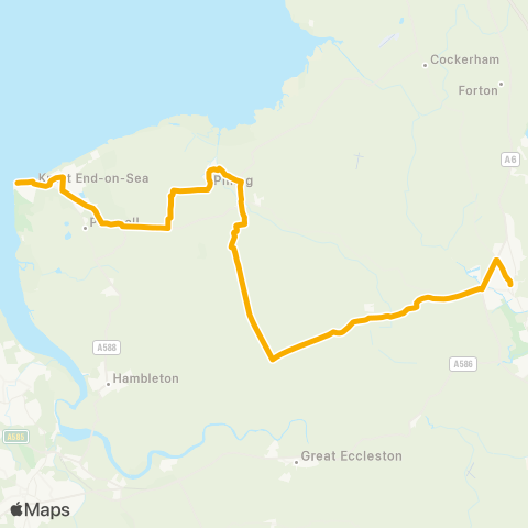 Stagecoach Cumbria and North Lancashire Bus Station - Bourne Arms map