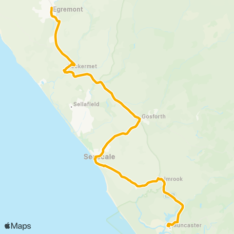 Stagecoach Cumbria and North Lancashire Furness Building Society - R / E Station map