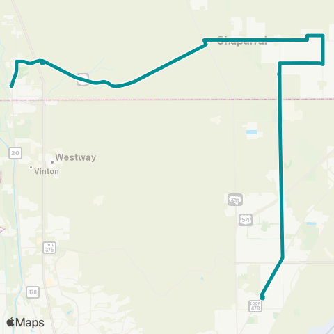 SCRTD Turquoise / Turquesa map