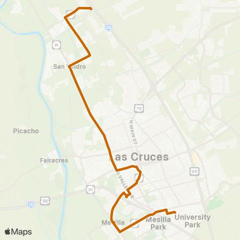 SCRTD Copper / Cobre map