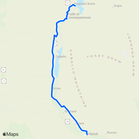 SCRTD Blue / Azul map