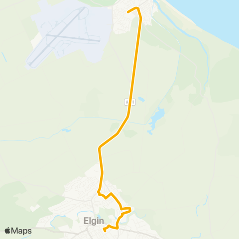 Stagecoach Bluebird High School - St Sylvester's School map