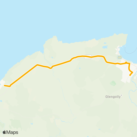 Stagecoach Bluebird Bank of Scotland - Bus Stance map