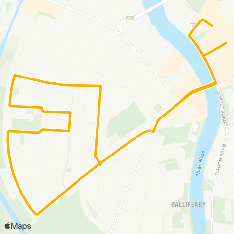 Stagecoach Bluebird Academy Street - Queensgate map