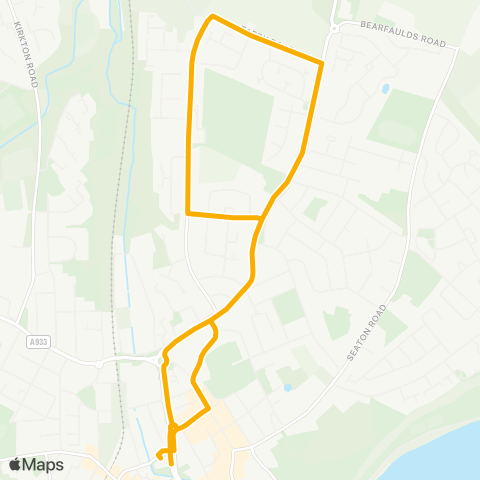 Stagecoach East Scotland Bus Station - Panmure Arms map