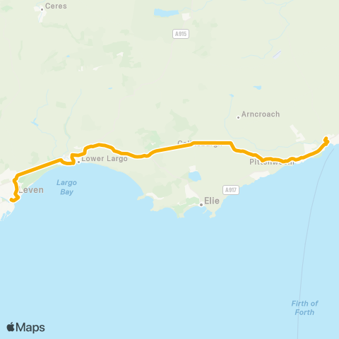 Stagecoach East Scotland Bus Station - Waid Community Campus map