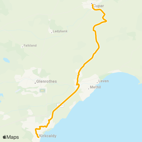 Stagecoach East Scotland Railway Station - Bus Station map
