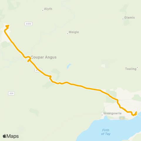 Stagecoach East Scotland Bus Station - Bus Station map
