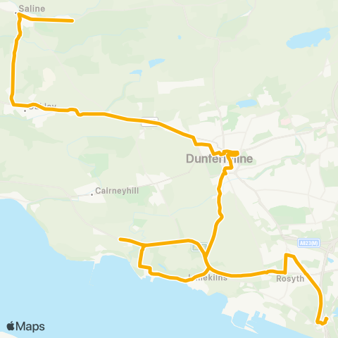 Stagecoach East Scotland Mill Street - Mill Street map