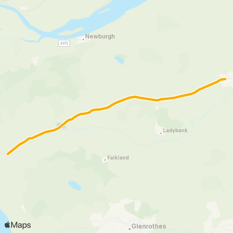 Stagecoach East Scotland Shelter - Bell Baxter High School map