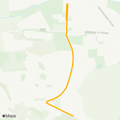 Stagecoach East Scotland Camdean Primary School - Grampian Road map