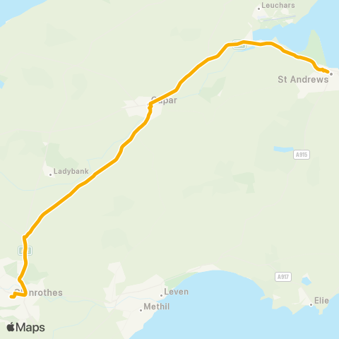 Stagecoach East Scotland Bus Station - Park & Ride Arrival Bay map