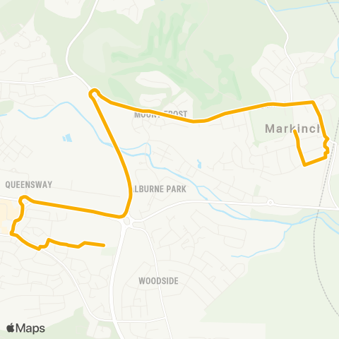 Stagecoach East Scotland Auchmuty High School - Bowling Green Rd map