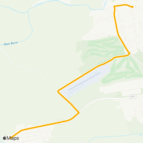 Stagecoach East Scotland Library - Glenwood High School map