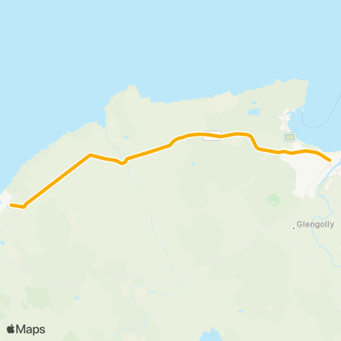 Stagecoach Bluebird Bank of Scotland - Bus Stance map