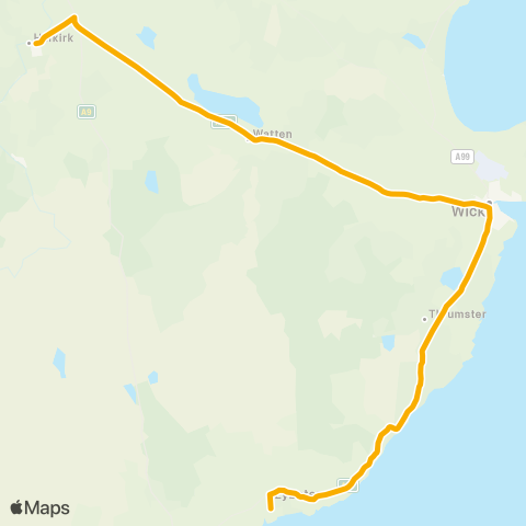 Stagecoach Bluebird Post Office - Post Office map