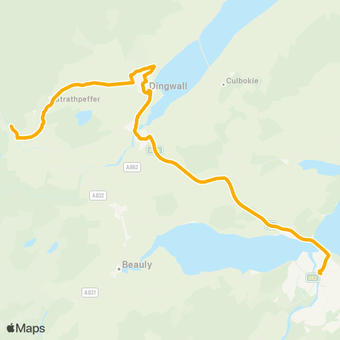 Stagecoach Bluebird County Carpets - Bus Station Stance 1 map