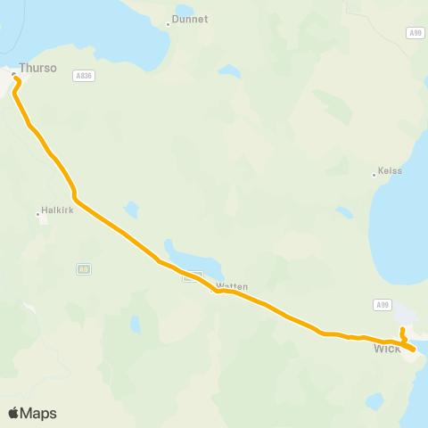 Stagecoach Bluebird Sir Georges Street Church - Hill Avenue map