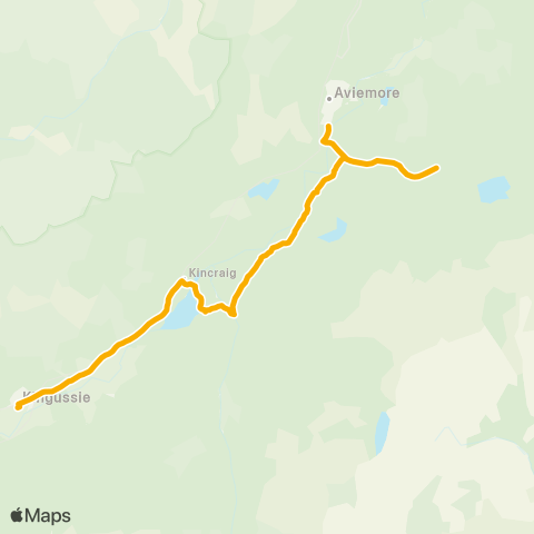 Stagecoach Bluebird High School - Cairngorm Hotel map
