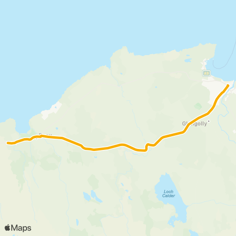 Stagecoach Bluebird Sandside - Bank of Scotland map