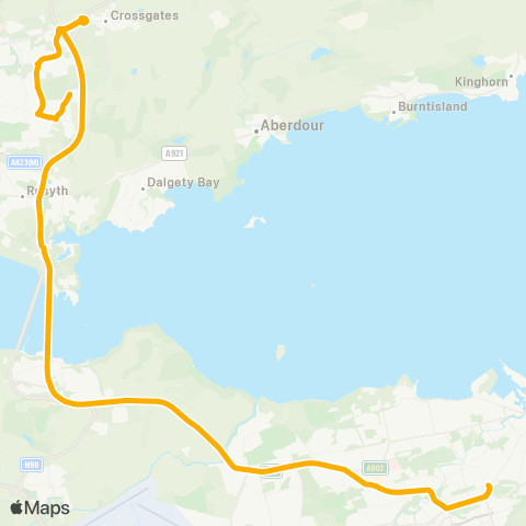 Stagecoach East Scotland York Place - Park & Ride Arrival Bay map