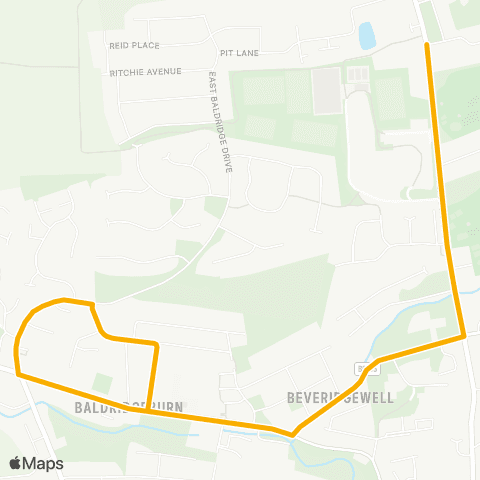 Stagecoach East Scotland McLean PS - Wellwood Community Ctr map