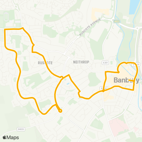 Stagecoach Oxfordshire  map